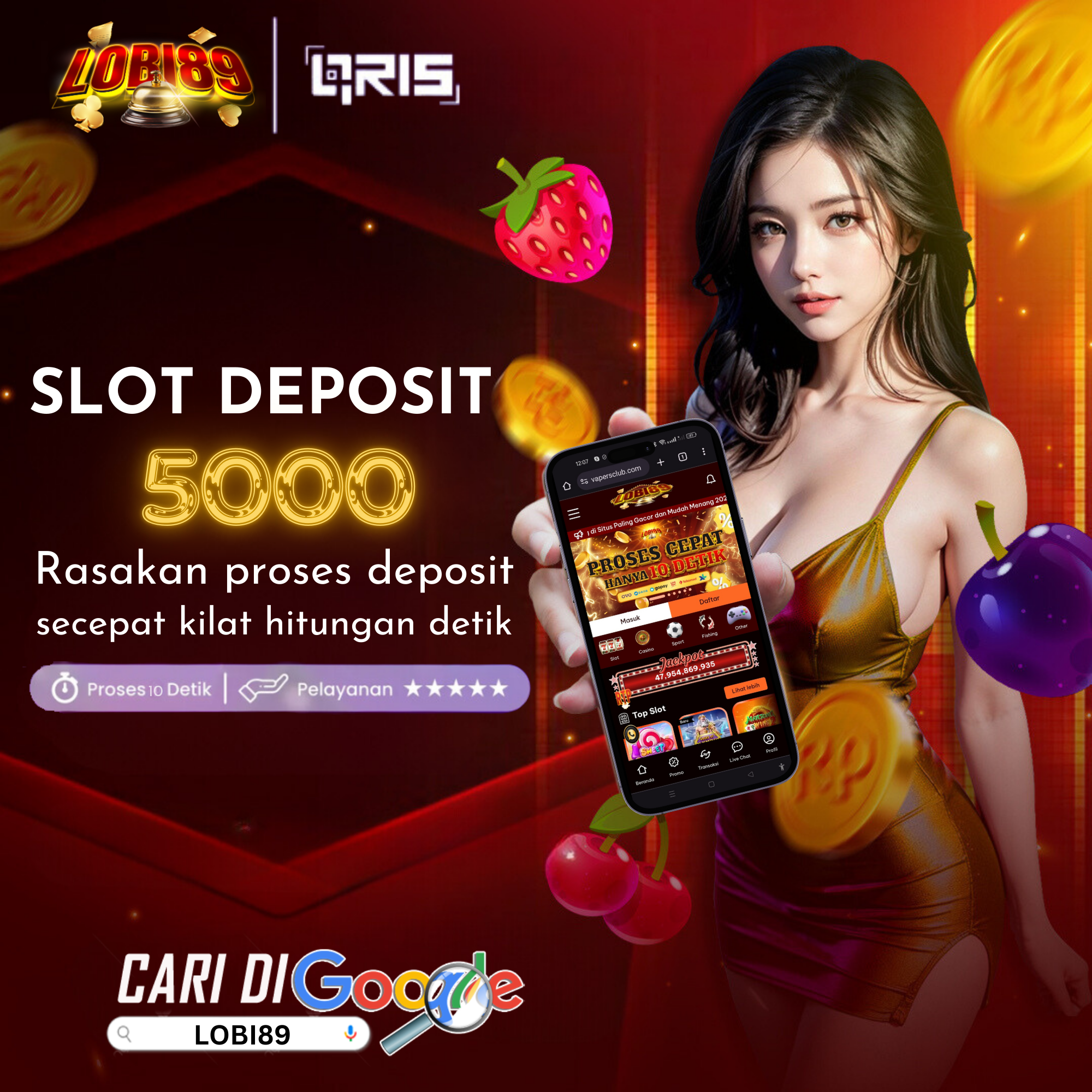 LOBI89 - Situs Slot Online Gacor Deposit 5000 via Dana